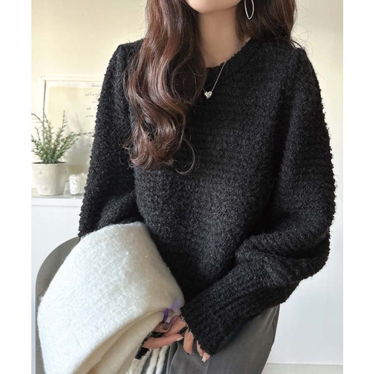 ゆるっとシルエットで大人可愛く！ぽわん袖クルーネックPO（長袖） | Classical Elf  | 詳細画像13 