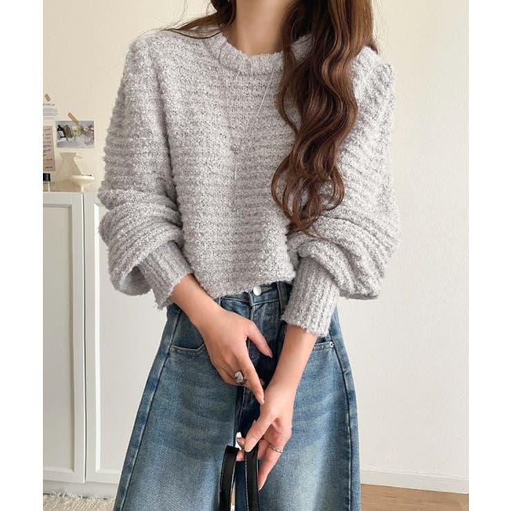 ゆるっとシルエットで大人可愛く！ぽわん袖クルーネックPO（長袖） | Classical Elf  | 詳細画像16 