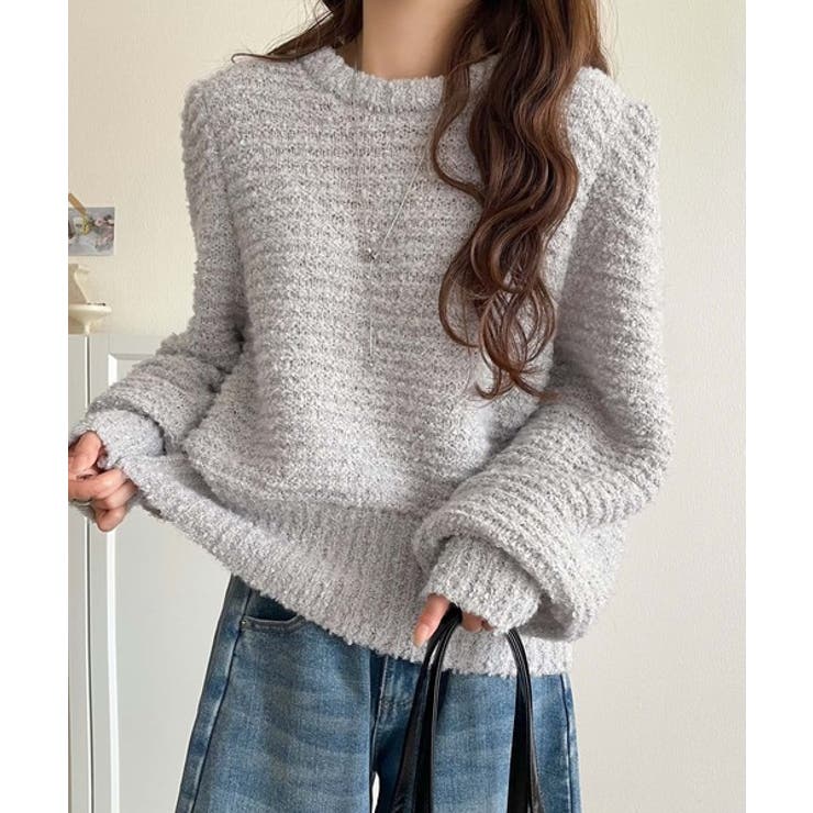 ゆるっとシルエットで大人可愛く！ぽわん袖クルーネックPO（長袖） | Classical Elf  | 詳細画像18 