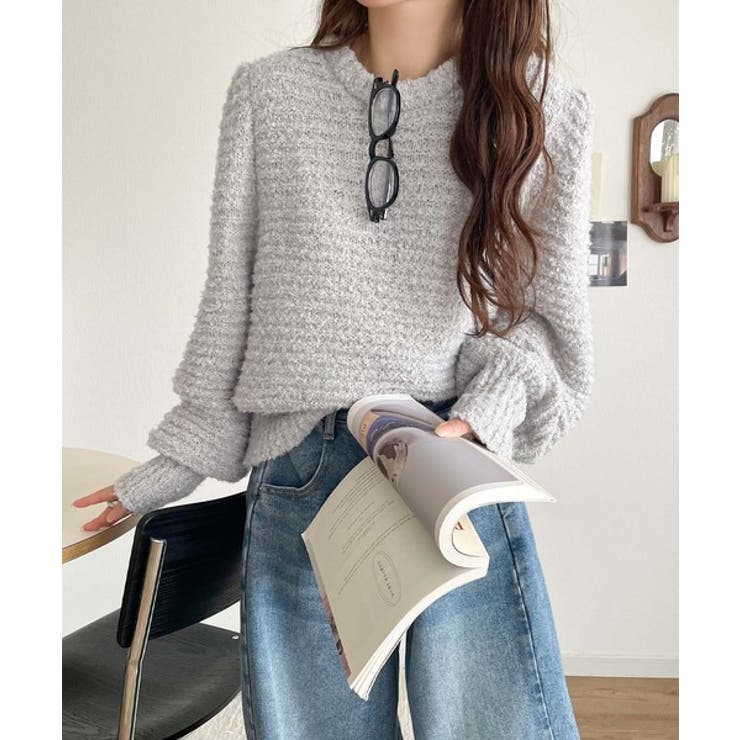 ゆるっとシルエットで大人可愛く！ぽわん袖クルーネックPO（長袖） | Classical Elf  | 詳細画像19 