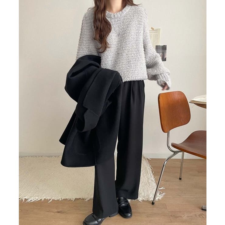 ゆるっとシルエットで大人可愛く！ぽわん袖クルーネックPO（長袖） | Classical Elf  | 詳細画像22 