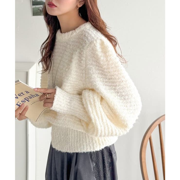 ゆるっとシルエットで大人可愛く！ぽわん袖クルーネックPO（長袖） | Classical Elf  | 詳細画像1 