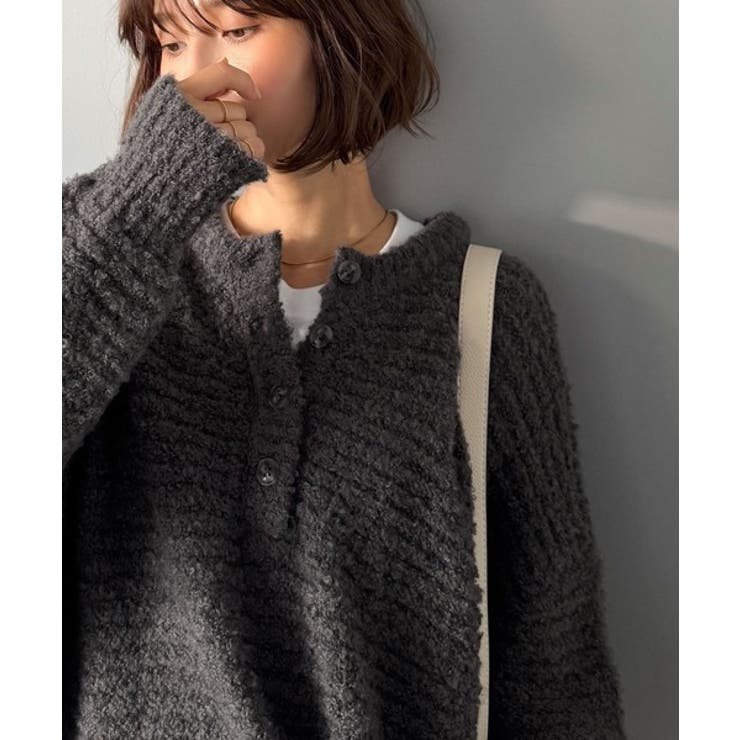 ふんわり愛されスタイル♪前後2wayヘンリーネックニット（長袖） | Classical Elf  | 詳細画像31 