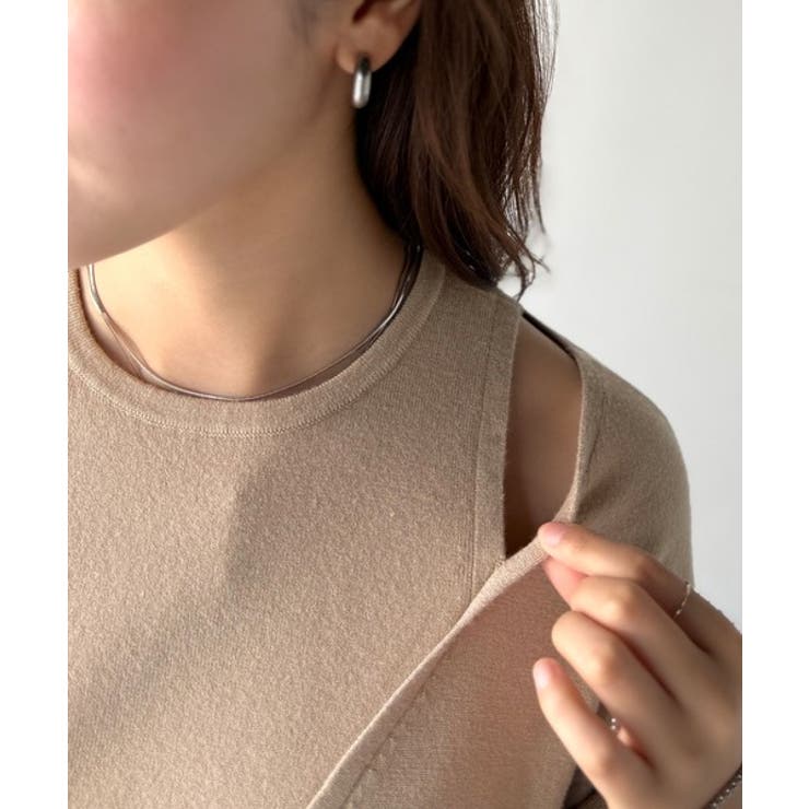 一枚着るだけで、大人の抜け感を演出♪レイヤード風ニットトップス（長袖） | Classical Elf  | 詳細画像28 