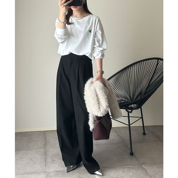 後ろ姿も、抜かりなく。胸刺繍 シルケット素材 ゆったりシルエット | Classical Elf  | 詳細画像12 