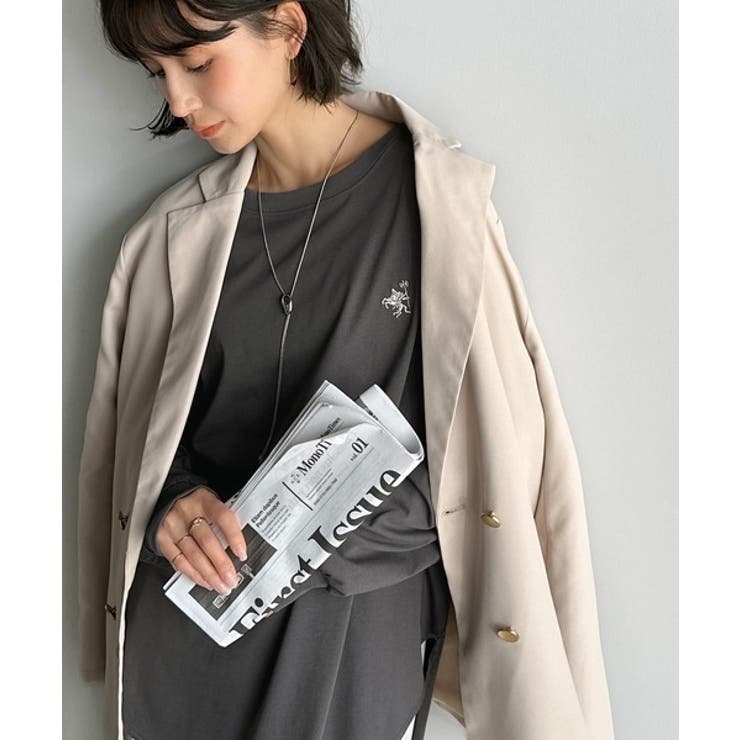 後ろ姿も、抜かりなく。胸刺繍 シルケット素材 ゆったりシルエット | Classical Elf  | 詳細画像39 