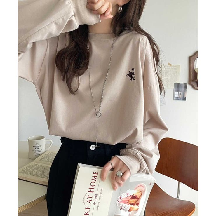 後ろ姿も、抜かりなく。胸刺繍 シルケット素材 ゆったりシルエット | Classical Elf  | 詳細画像40 