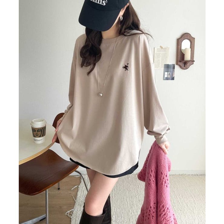 後ろ姿も、抜かりなく。胸刺繍 シルケット素材 ゆったりシルエット | Classical Elf  | 詳細画像41 