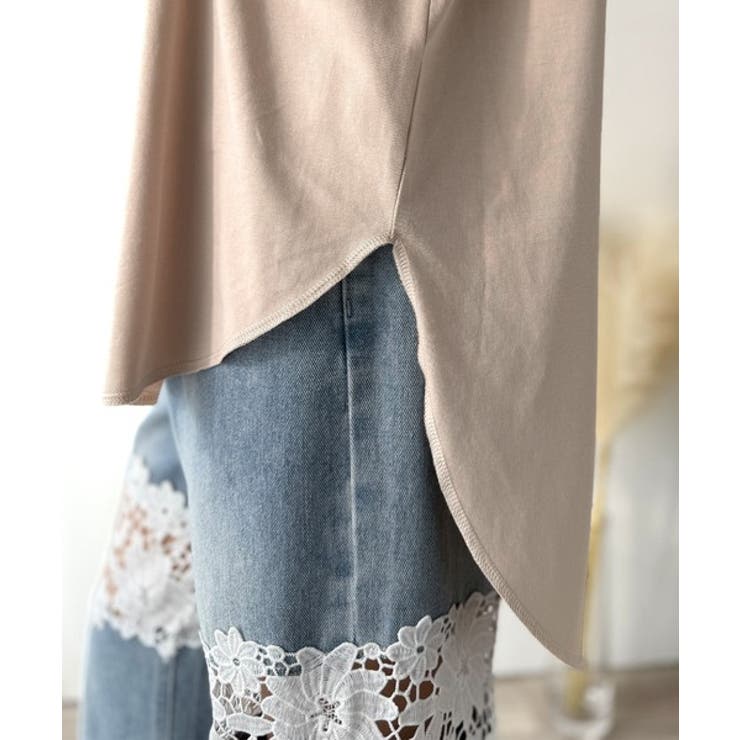 後ろ姿も、抜かりなく。胸刺繍 シルケット素材 ゆったりシルエット | Classical Elf  | 詳細画像52 