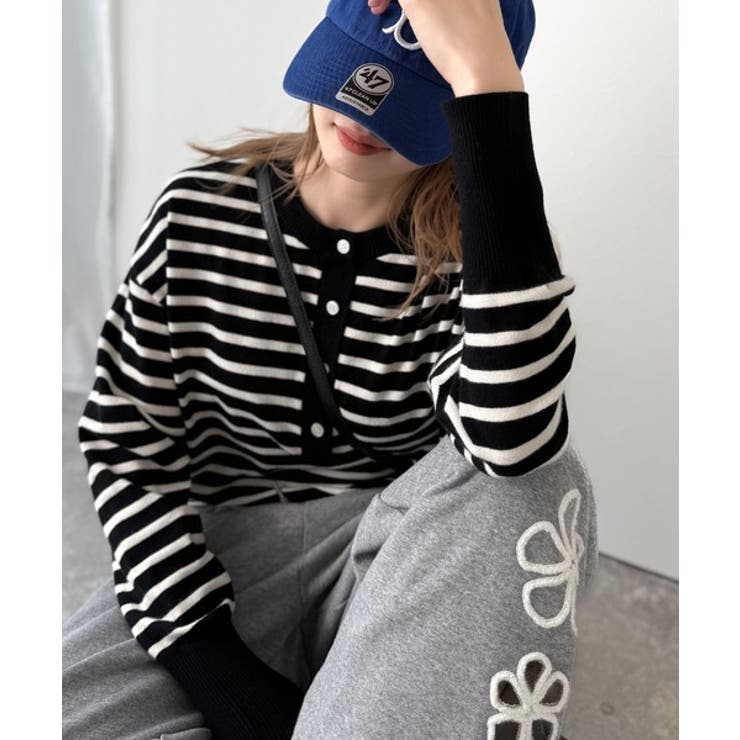 ニットのぬくもりに、少しのアクセント。前後2wayヘンリーネックニットプルオーバ… | Classical Elf  | 詳細画像14 