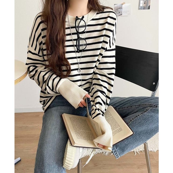 ニットのぬくもりに、少しのアクセント。前後2wayヘンリーネックニットプルオーバ… | Classical Elf  | 詳細画像41 