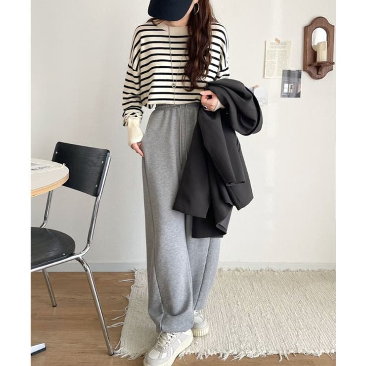 ニットのぬくもりに、少しのアクセント。前後2wayヘンリーネックニットプルオーバ… | Classical Elf  | 詳細画像47 