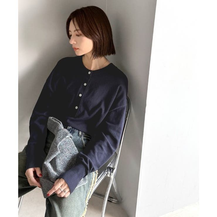 ニットのぬくもりに、少しのアクセント。前後2wayヘンリーネックニットプルオーバ… | Classical Elf  | 詳細画像58 