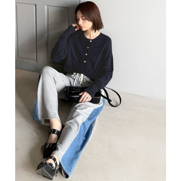 ニットのぬくもりに、少しのアクセント。前後2wayヘンリーネックニットプルオーバ… | Classical Elf  | 詳細画像63 