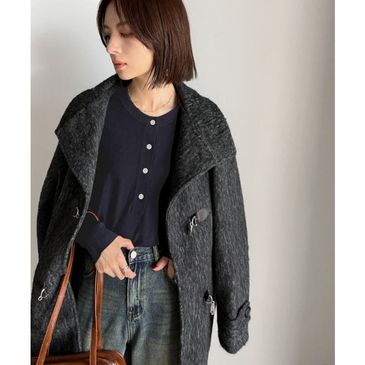 ニットのぬくもりに、少しのアクセント。前後2wayヘンリーネックニットプルオーバ… | Classical Elf  | 詳細画像66 