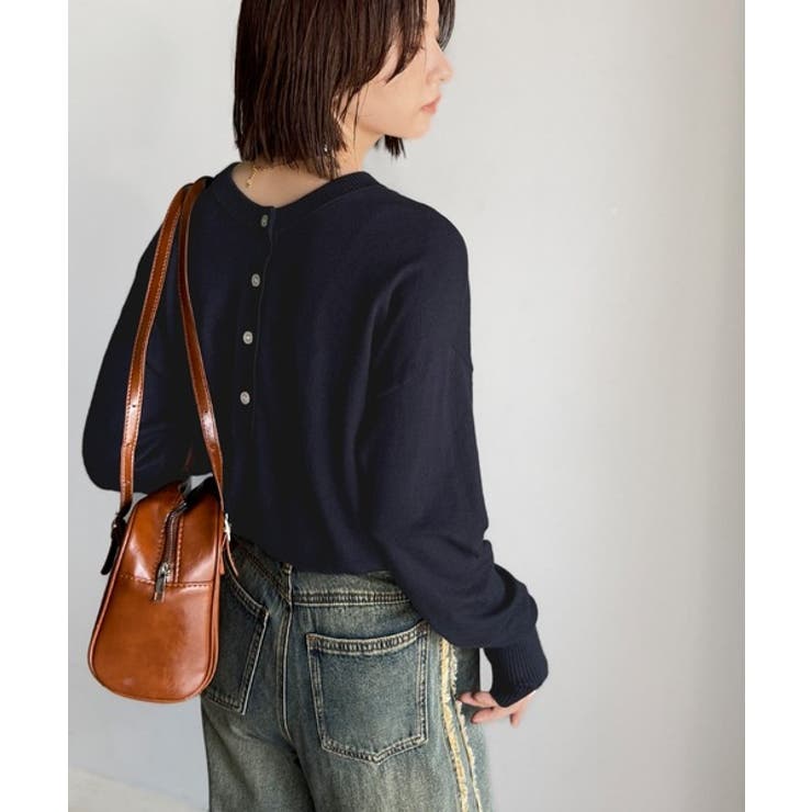 ニットのぬくもりに、少しのアクセント。前後2wayヘンリーネックニットプルオーバ… | Classical Elf  | 詳細画像67 