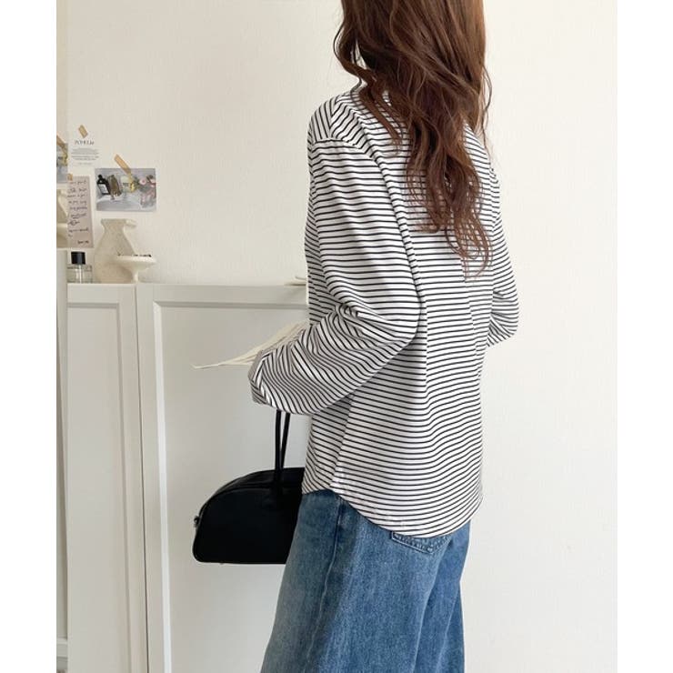 シンプルだからこそ、こだわりたい。シルケット加工ドット釦ヘンリーTシャツ（長袖） | Classical Elf  | 詳細画像14 