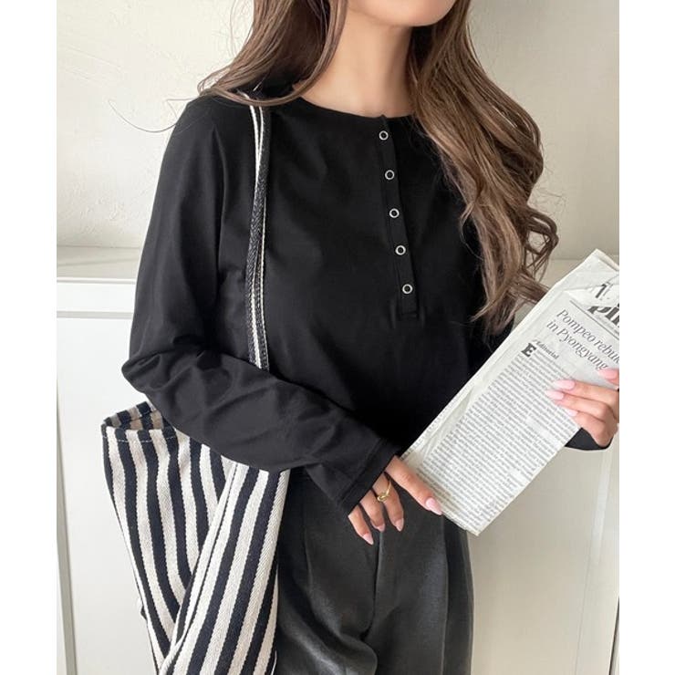 シンプルだからこそ、こだわりたい。シルケット加工ドット釦ヘンリーTシャツ（長袖） | Classical Elf  | 詳細画像16 