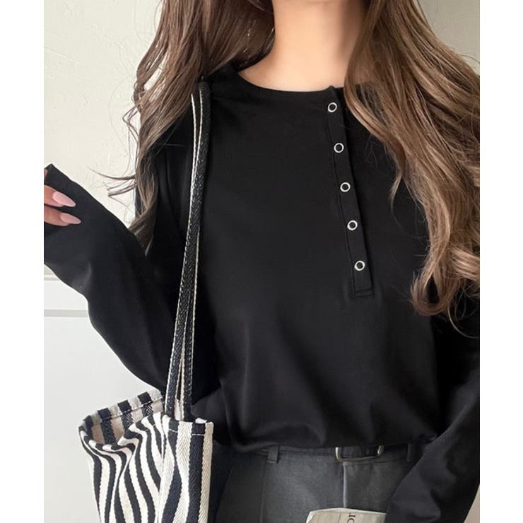 シンプルだからこそ、こだわりたい。シルケット加工ドット釦ヘンリーTシャツ（長袖） | Classical Elf  | 詳細画像17 