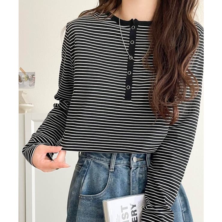 シンプルだからこそ、こだわりたい。シルケット加工ドット釦ヘンリーTシャツ（長袖） | Classical Elf  | 詳細画像28 