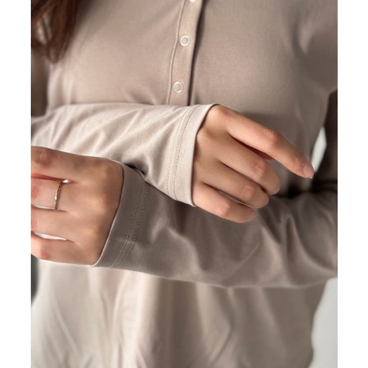 シンプルだからこそ、こだわりたい。シルケット加工ドット釦ヘンリーTシャツ（長袖） | Classical Elf  | 詳細画像49 