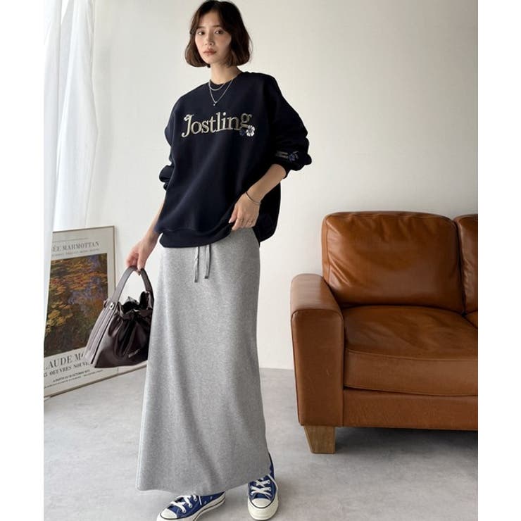 縦ラインでほっそり見え、毎日頼れる美人スカート。”美”シルエットリブスカート | Classical Elf  | 詳細画像11 