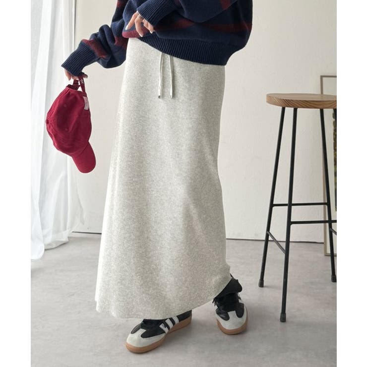 縦ラインでほっそり見え、毎日頼れる美人スカート。”美”シルエットリブスカート | Classical Elf  | 詳細画像20 