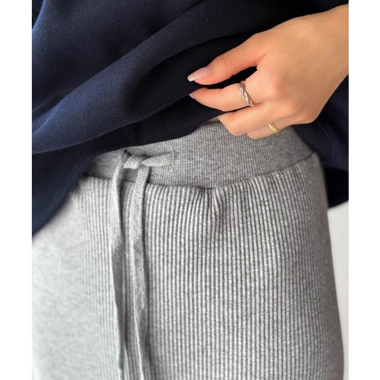 縦ラインでほっそり見え、毎日頼れる美人スカート。”美”シルエットリブスカート | Classical Elf  | 詳細画像23 