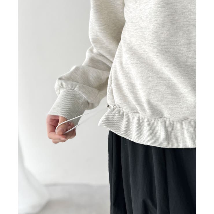 一枚でコーディネートが完成する優秀アイテム◎胸刺繍ドロスト裏起毛ドッキングワンピ… | Classical Elf  | 詳細画像28 