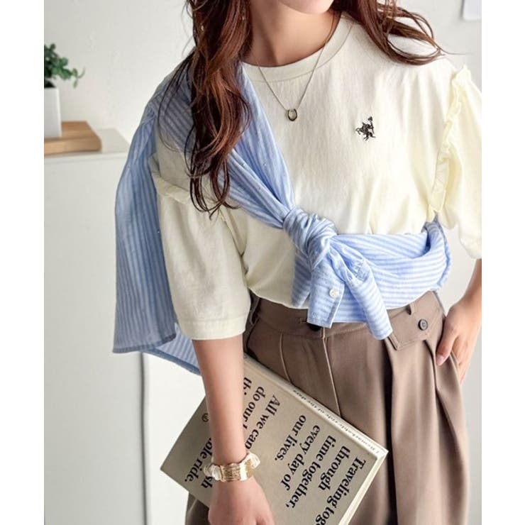 さらり着やすく、ほどよくキュート。なんでもない日にひとさじの甘さを。綿100％胸… | Classical Elf  | 詳細画像14 