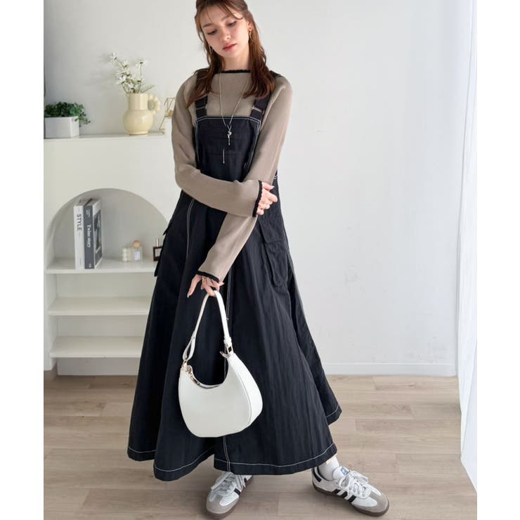 色っぽさと着回し力を兼ね備えた主役級ニット。スカラップ配色デザインニットプルオー… | Classical Elf  | 詳細画像29 