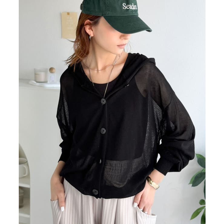 透け感を楽しむ大人のサマーニット♪リラックスシルエットで体型カバーも◎シアーサマ… | Classical Elf  | 詳細画像16 