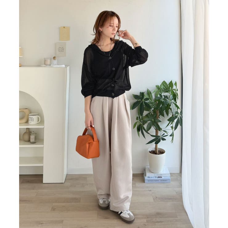 透け感を楽しむ大人のサマーニット♪リラックスシルエットで体型カバーも◎シアーサマ… | Classical Elf  | 詳細画像17 