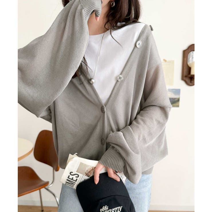 透け感を楽しむ大人のサマーニット♪リラックスシルエットで体型カバーも◎シアーサマ… | Classical Elf  | 詳細画像19 