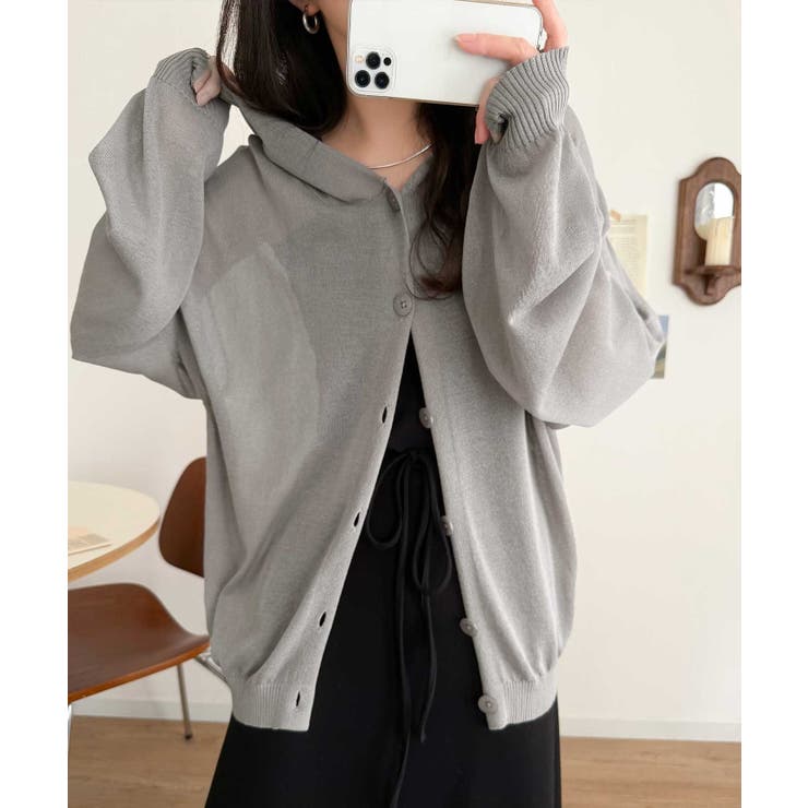 透け感を楽しむ大人のサマーニット♪リラックスシルエットで体型カバーも◎シアーサマ… | Classical Elf  | 詳細画像24 