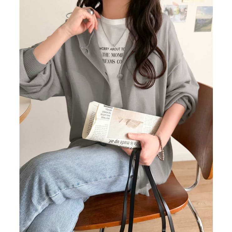 グレージュ | 透け感を楽しむ大人のサマーニット♪リラックスシルエットで体型カバーも◎シアーサマ… | Classical Elf 