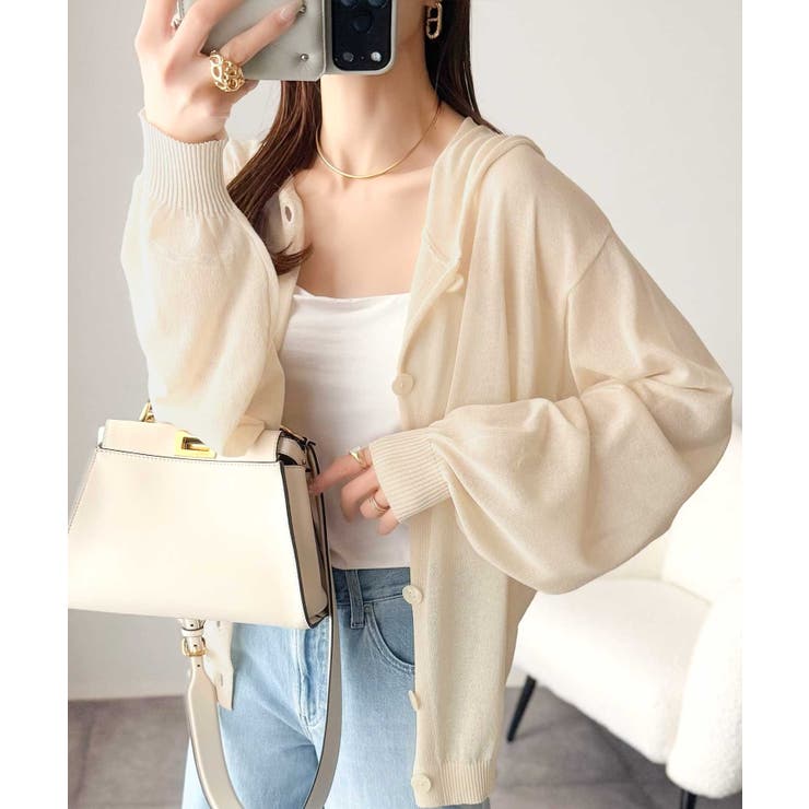 透け感を楽しむ大人のサマーニット♪リラックスシルエットで体型カバーも◎シアーサマ… | Classical Elf  | 詳細画像1 