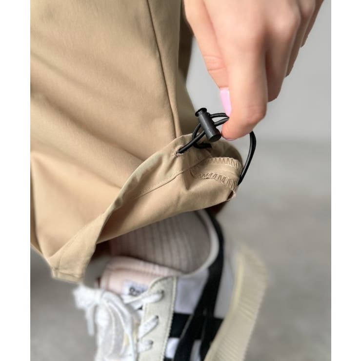 ゆるっとキメる、タックで魅せる。裾ドロスト入り前後タックワイドパンツ | Classical Elf  | 詳細画像38 