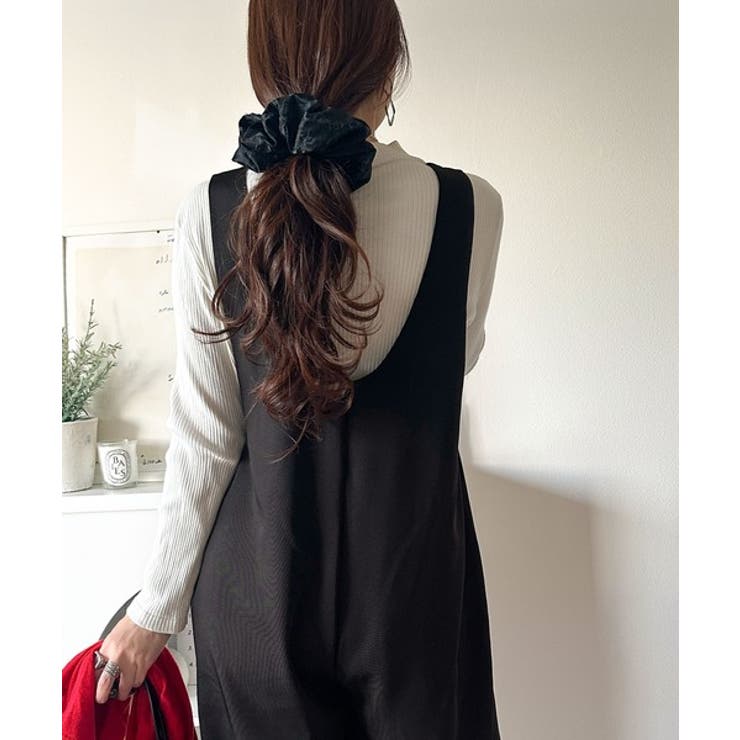 着心地ラクチン×お洒落見え♪深Uネックオールインワンサロペットパンツ | Classical Elf  | 詳細画像5 