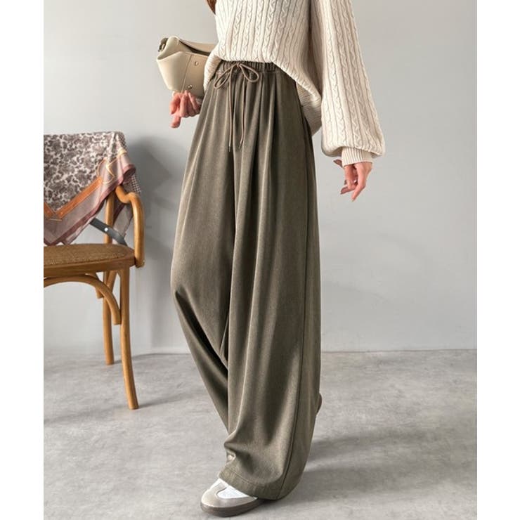 リラックス感とスタイルを両立。美脚シルエットワイドイージーパンツ | Classical Elf  | 詳細画像8