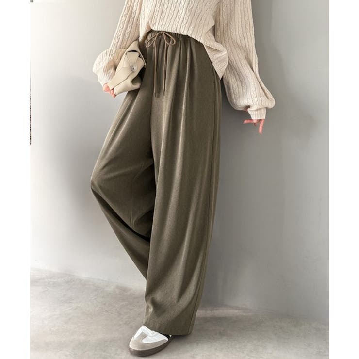 リラックス感とスタイルを両立。美脚シルエットワイドイージーパンツ | Classical Elf  | 詳細画像10