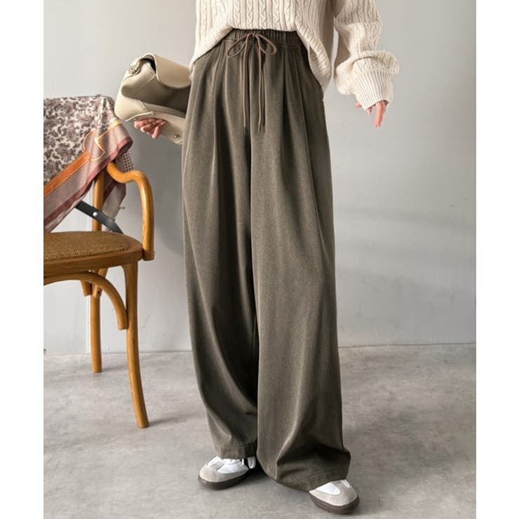 リラックス感とスタイルを両立。美脚シルエットワイドイージーパンツ | Classical Elf  | 詳細画像11