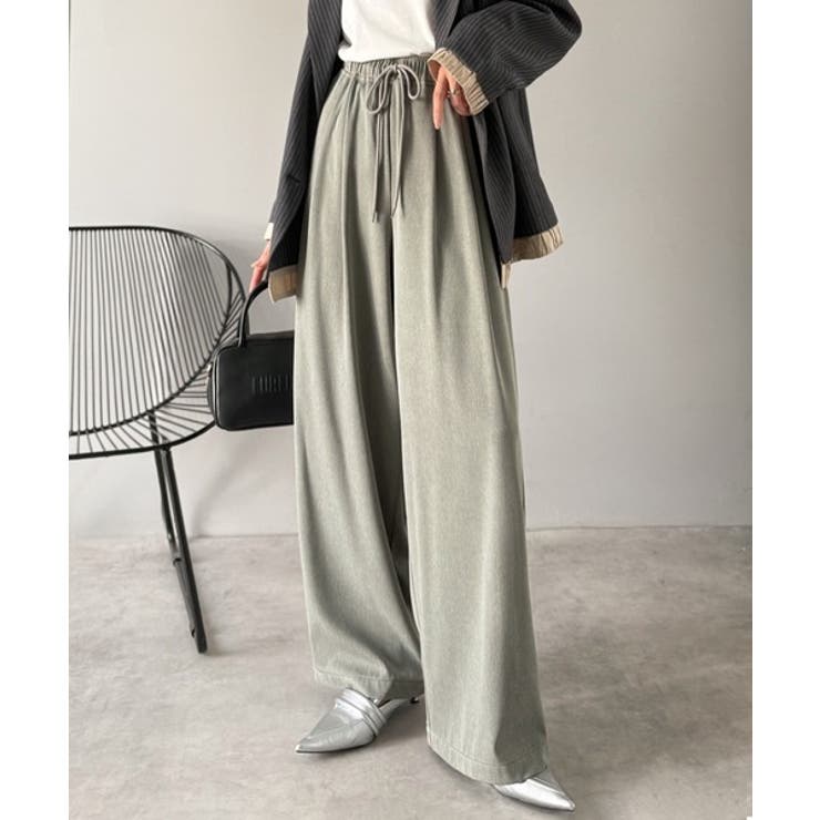 リラックス感とスタイルを両立。美脚シルエットワイドイージーパンツ | Classical Elf  | 詳細画像14