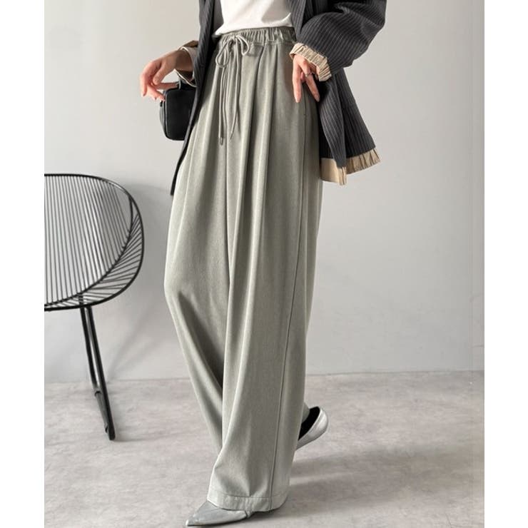 リラックス感とスタイルを両立。美脚シルエットワイドイージーパンツ | Classical Elf  | 詳細画像15