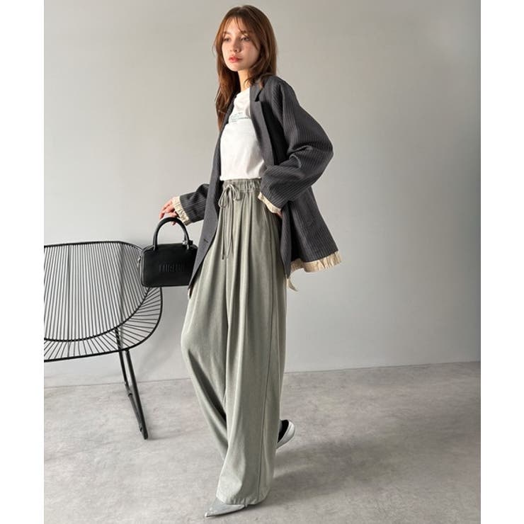 リラックス感とスタイルを両立。美脚シルエットワイドイージーパンツ | Classical Elf  | 詳細画像16