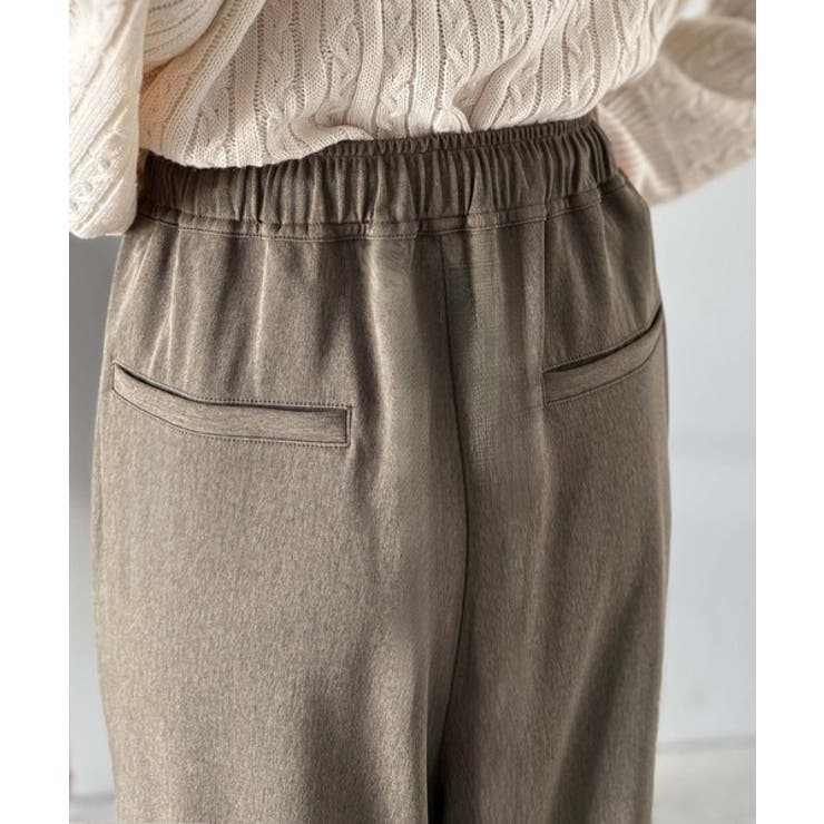 リラックス感とスタイルを両立。美脚シルエットワイドイージーパンツ | Classical Elf  | 詳細画像19