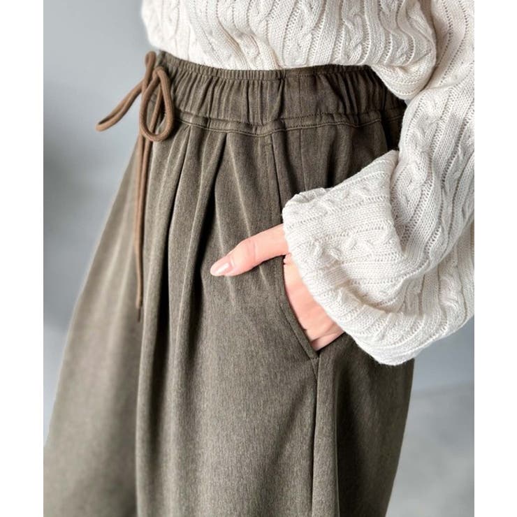 リラックス感とスタイルを両立。美脚シルエットワイドイージーパンツ | Classical Elf  | 詳細画像20