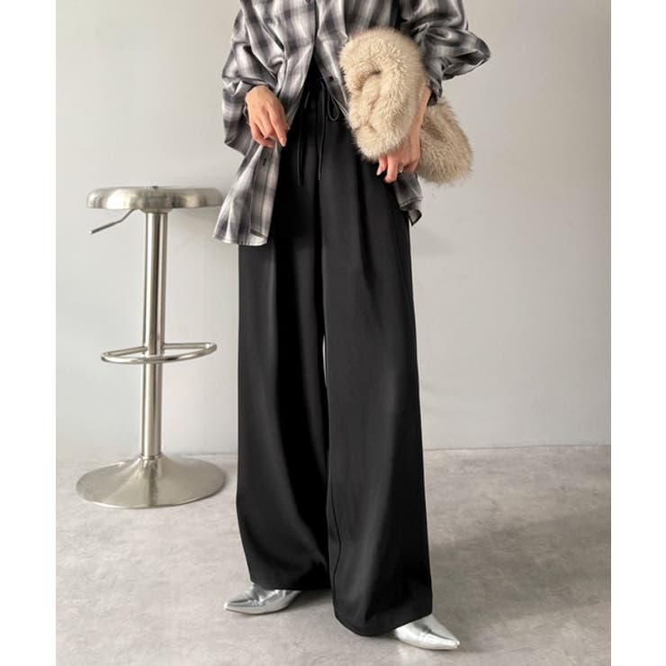 リラックス感とスタイルを両立。美脚シルエットワイドイージーパンツ | Classical Elf  | 詳細画像1