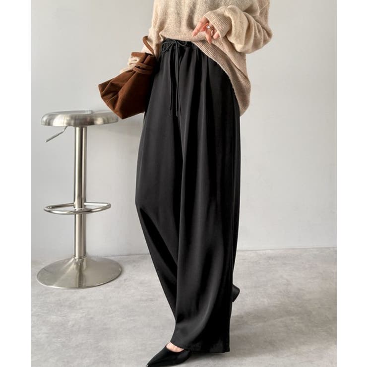 リラックス感とスタイルを両立。美脚シルエットワイドイージーパンツ | Classical Elf  | 詳細画像3