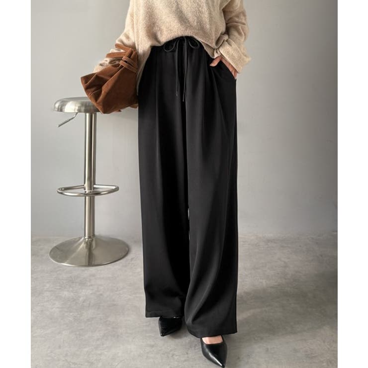 リラックス感とスタイルを両立。美脚シルエットワイドイージーパンツ | Classical Elf  | 詳細画像4